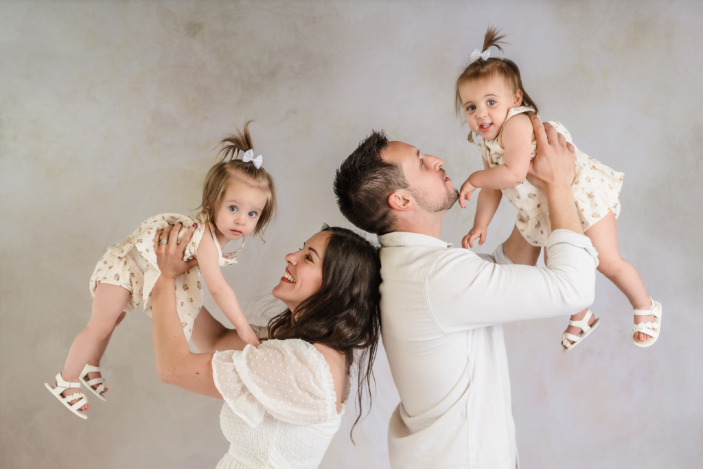 Playful moments during your family photo session create lasting memories!